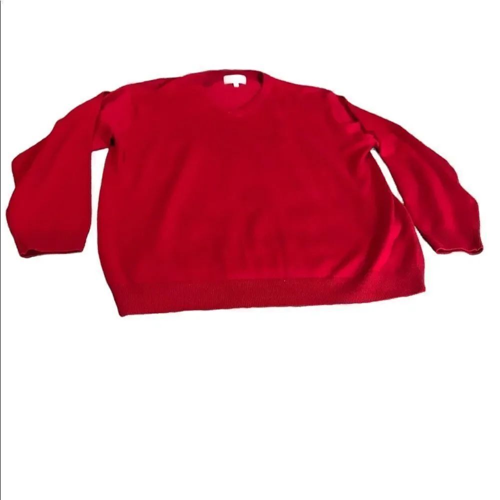 Turnbury size XXL red v necked sweater excellent condition condition
